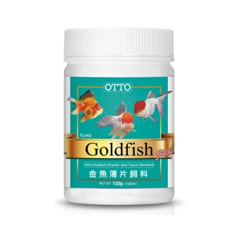 【OTTO 奧圖】金魚薄片飼料 120g(1000ml)
