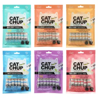 【喵洽普】機能貓咪肉泥14gX7條-三包組(貓肉泥、貓零食、貓點心)