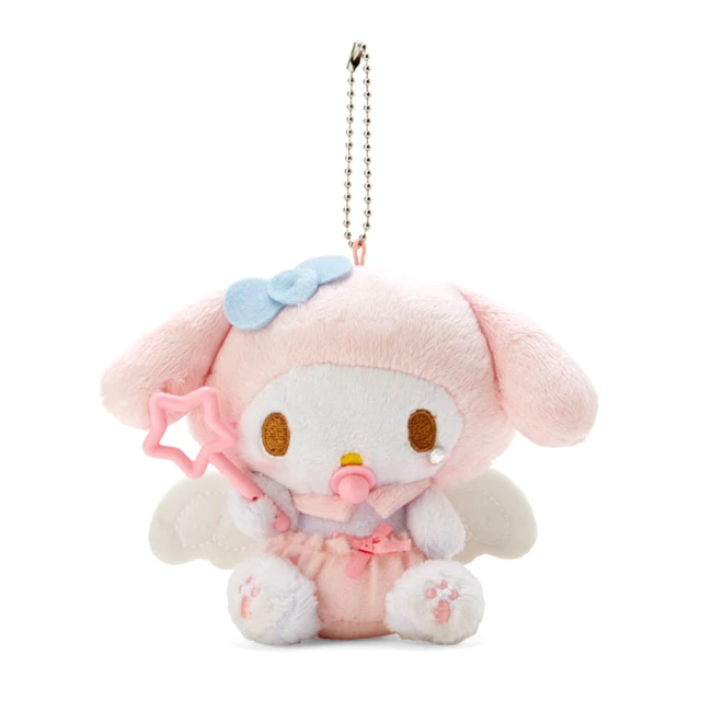 【SANRIO 三麗鷗】天使之淚系列 寶寶小天使造型玩偶吊飾 美樂蒂