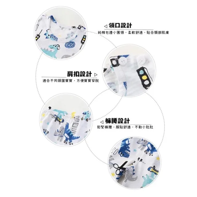 【安朵童舖】現貨韓版夏季兒童竹節棉短袖上衣兩件式套裝短褲睡衣家居服(036)