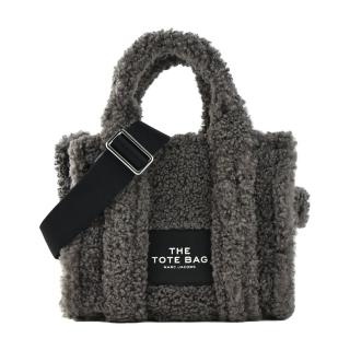 【MARC JACOBS 馬克賈伯】THE TEDDY MINI TOTE泰迪兩用托特包(迷你/灰)