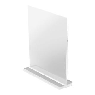 【職人工具】185-ABA4*4 A4立牌 價格牌 標示牌 壓克力展示架 透明價目表DM架(4入 壓克力A4展示牌 選單桌牌)