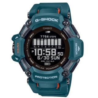 【CASIO 卡西歐】G-SHOCK SQUAD系列 多元運動心率防水錶 GBD-H2000-2DR 52.6mm