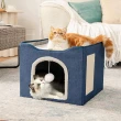 【LOHAS PET】立體兩用寵物貓窩(玩具、貓抓板、睡窩多用途)