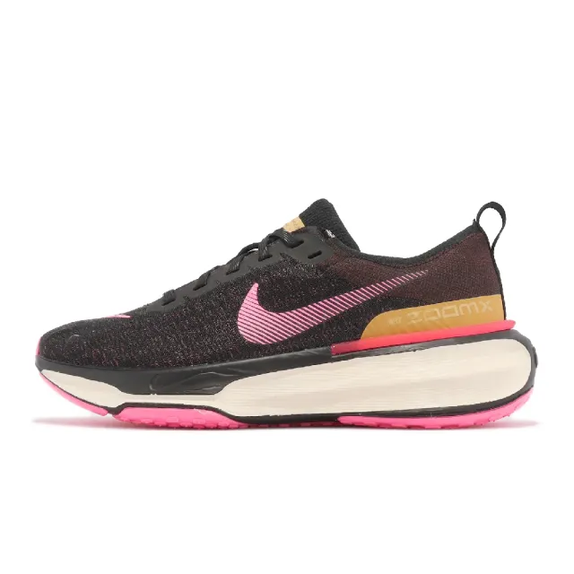 NIKE 耐吉】慢跑鞋Wmns ZoomX Invincible Run FK 3 女鞋黑桃粉路跑運動