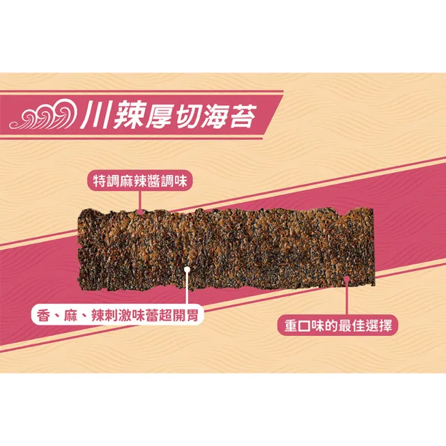 【HUTONG 胡同燒肉】元氣厚切海苔 30包任選組(涮嘴 薄脆 團購 任選)