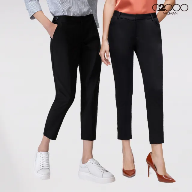 【G2000】低腰窄管彈性休閒長褲(12款可選)