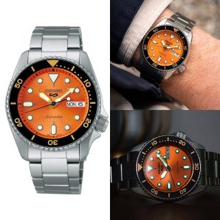 【SEIKO 精工】5 Sports SKX 機械錶-38mm 指針錶 手錶 開學必備首選 禮物(SRPK35K1/4R36-14B0L)