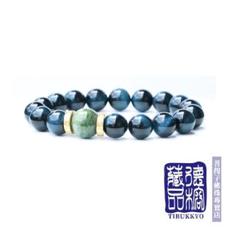 【TIBUKKYO 德榕藏品】天然藍虎眼手珠 10mm(避邪招財)