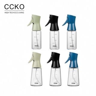 【CCKO】加厚玻璃噴瓶200ml 耐熱玻璃噴瓶150ml 帶刻度噴霧瓶 分裝瓶(氣炸鍋噴油瓶 控油瓶 消毒噴瓶 澆花瓶)