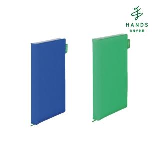 【臺隆手創館】福利品 布質名片夾 120張容納(藍/綠)