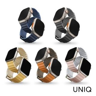 【UNIQ】Apple Watch 49/45/44/42mm Revix矽膠真皮錶帶