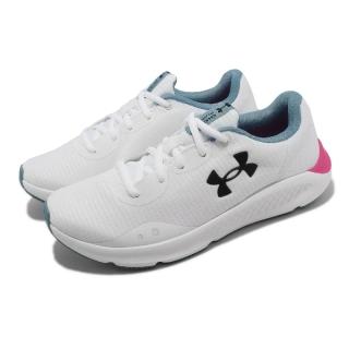 【UNDER ARMOUR】Charged Pursuit 3 Tech 女鞋 白 黑粉 路跑 運動鞋 UA 支撐(3025430102)