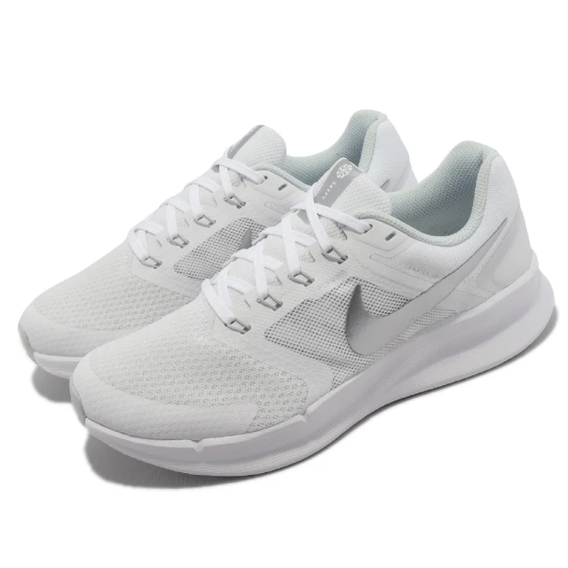 【NIKE 耐吉】慢跑鞋 Wmns Run Swift 3 女鞋 男鞋 白 銀 緩震 網布 透氣 運動鞋(DR2698-101)