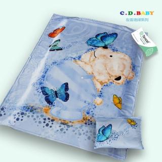 【C.D.BABY】天絲TM嬰童水洗被+天絲透氣枕頭 自然涼爽(嬰童被 涼被)