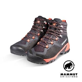 【Mammut 長毛象官方直營】Sapuen High GTX W 高筒登山健行鞋 女款 黑/櫻花鮭粉 #3030-04251