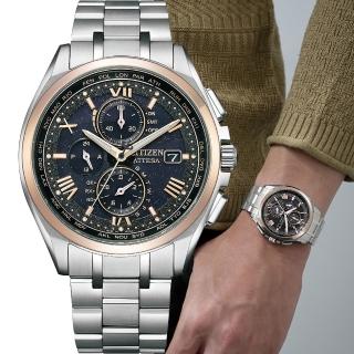 【CITIZEN 星辰】30週年限定 Eco-Drive 光動能 鈦金屬電波對時 男錶 手錶 畢業 禮物(AT8254-61E/41.5mm)