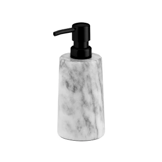 【KELA】Varda大理石洗手乳罐 白200ml(按壓瓶 分裝瓶 乳液瓶 沐浴乳罐)