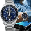 【CITIZEN 星辰】Eco-Drive  光動能三眼計時時尚男錶 手錶 畢業 禮物(CA0770-81L/42.5mm)
