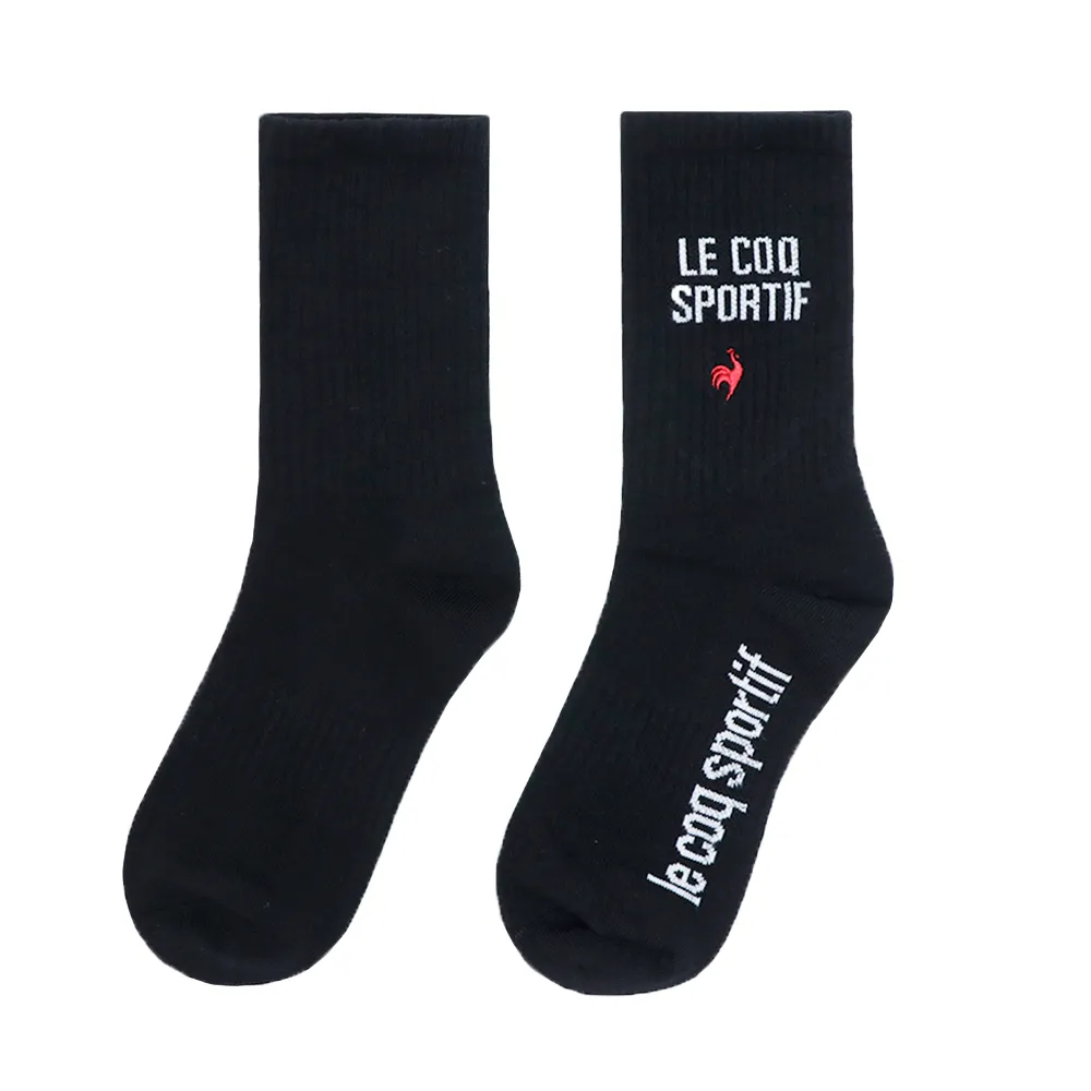 【LE COQ SPORTIF 公雞】中筒襪/運動襪/休閒襪 男女-4色-LWR03203