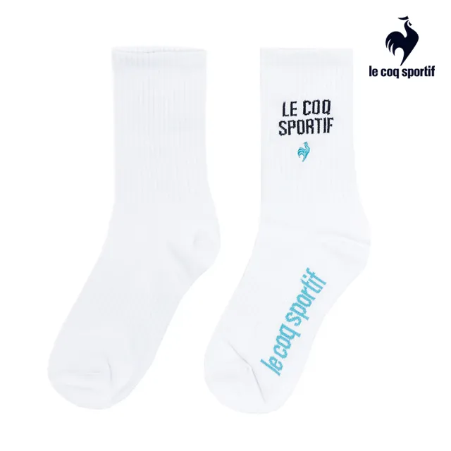 【LE COQ SPORTIF 公雞】中筒襪/運動襪/休閒襪 男女-4色-LWR03203