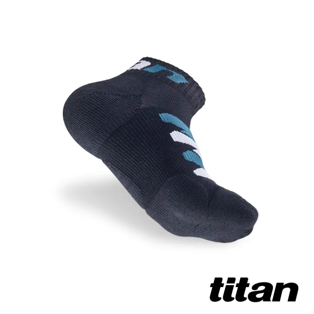 【titan 太肯】功能慢跑襪-DNA 暗黑藍(馬拉松必備、減緩衝擊！遠離運動傷害〜)