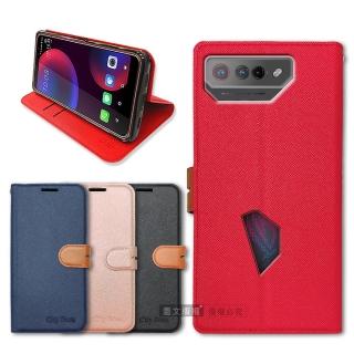 【CITY都會風】ASUS ROG Phone 7 AI2205 插卡立架磁力手機皮套 有吊飾孔
