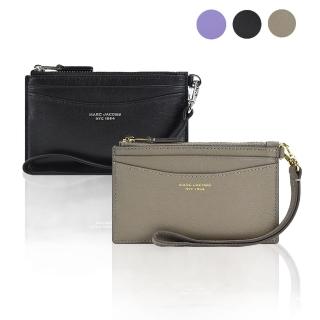 【MARC JACOBS 馬克賈伯】THE SLIM 84拉鍊鑰匙圈卡片夾/零錢包(二色選)