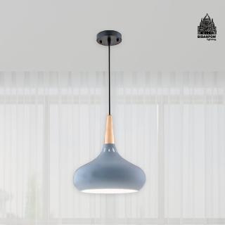 【必登堡】北歐繐芯吊燈 幻影灰 B332505(吊燈/餐吊燈/現代/簡約/北歐風/和風/日式/木)