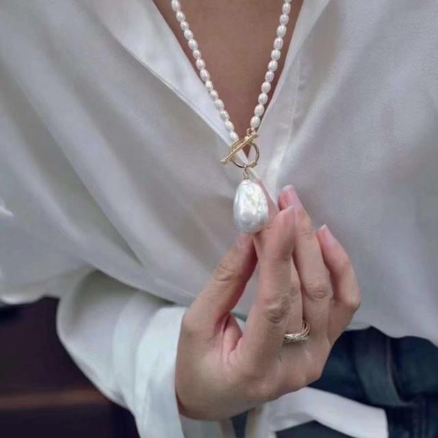 【KARAT】極光 泛彩 設計款珍珠項鏈