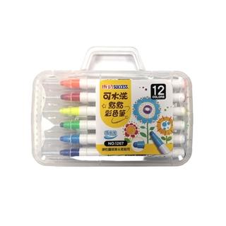 【SUCCESS 成功】可水洗點點彩色筆12色 /盒 1267