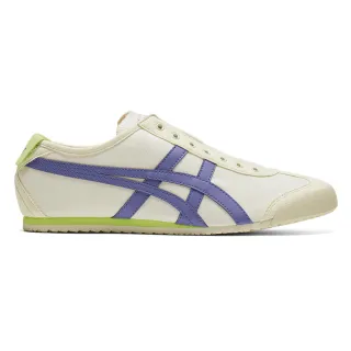 【Onitsuka Tiger】Onitsuka Tiger鬼塚虎-籃紫色線條 MEXICO 66 SLIP-ON 無鞋帶款(1183A360-118)