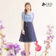 【IRIS 艾莉詩】法式優雅斜切剪接六片裙-2色(32235)