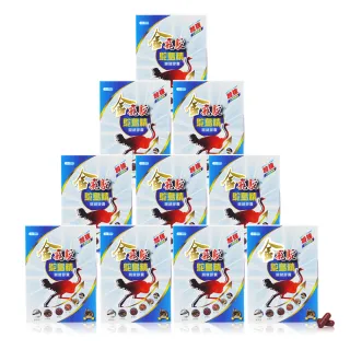 【金飛鴕】加強升級版 鴕鳥精關鍵膠囊 10入組(共300顆)