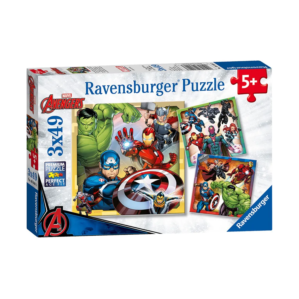 【Ravensburger】維寶拼圖 復仇者聯盟 3*49片