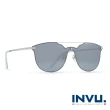 【INVU】來自瑞士濾藍光偏光飛行員款太陽眼鏡(銀 T1800A)
