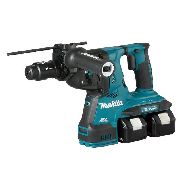 【MAKITA 牧田】DHR281ZWJ 18V+18V無刷鎚鑽附快拆夾頭 單主機 無電池 無充電器(DHR281ZWJ)