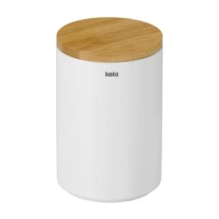 【KELA】Cady陶製密封罐 雲朵白700ml / 保鮮罐 咖啡罐 收納罐 零食罐 儲物罐