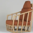 【山茶花家具】藤椅沙發-粗藤結構 高背椅ASG1-1H(高背休閒椅)