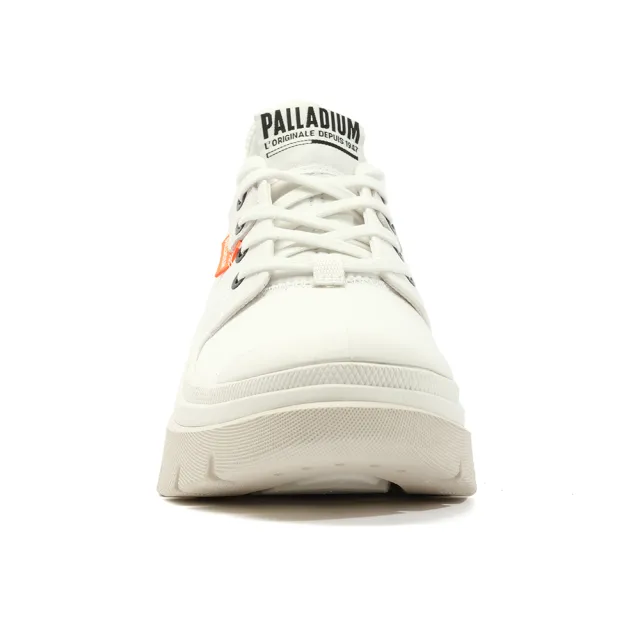 【Palladium】PALLAWAVE LO METRO有機棉低筒潮鞋-女-白(98577-116)