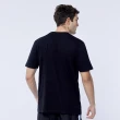 【NAUTICA】男裝 COMPETITION簡約撞色LOGO短袖T恤(黑)