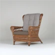 【山茶花家具】藤椅沙發-藤皮編織 室內椅AS326-1(藤沙發 單人椅)