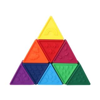 【Jellystone Design】三角矽膠積木塔(固齒器)