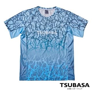 【TSUBASA灑落運動衣】ASA 銀河爆裂紋透氣機能運動衫男款(超強透氣運動T恤 排汗T恤 運動衣)