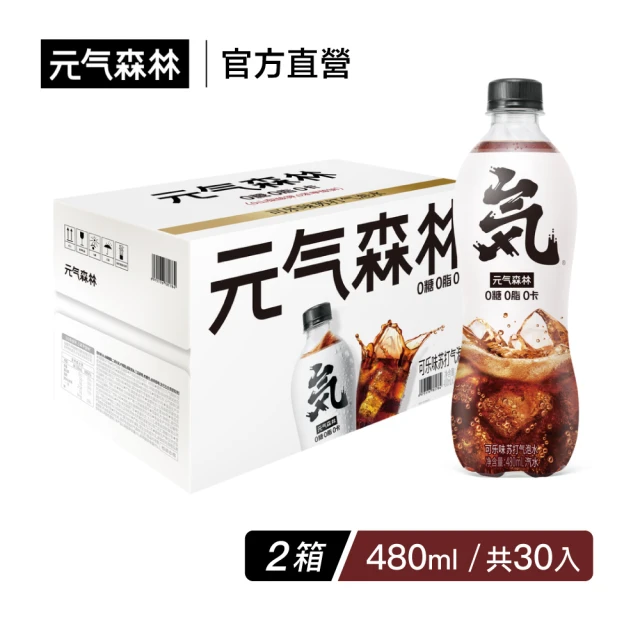 【元氣森林】可樂風味氣泡水 480mlx2箱(共30入)