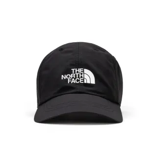 【The North Face 官方旗艦】北面兒童黑色簡約LOGO休閒運動帽｜7WG9KY4