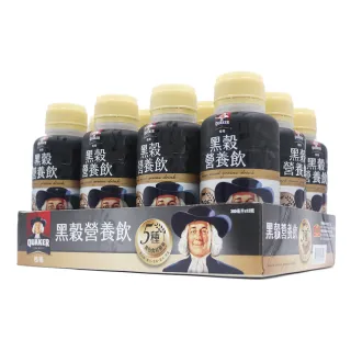 【美式賣場】QUAKER 桂格 黑穀營養飲x2箱(300mlx12罐/箱)