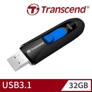 【Transcend 創見】JetFlash790 USB3.1 32GB 隨身碟-經典黑(TS32GJF790K 新舊包裝隨機出貨)