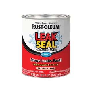 【RUST-OLEUM 樂立恩塗料】強效防水漆(30 fl.oz 大桶裝／水性漆／高透明 275116)