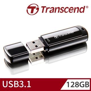 【Transcend 創見】JetFlash700 USB3.1 128GB 隨身碟-經典黑(TS128GJF700 新舊包裝隨機出貨)